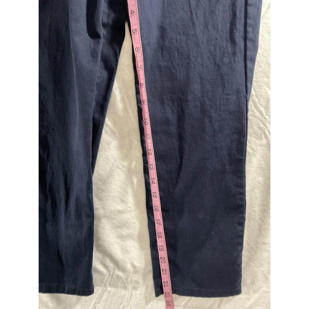 Nautica School Uniform Pants Boys 10 Blue Twill Adjustable‎ Waist Stretch Cotton